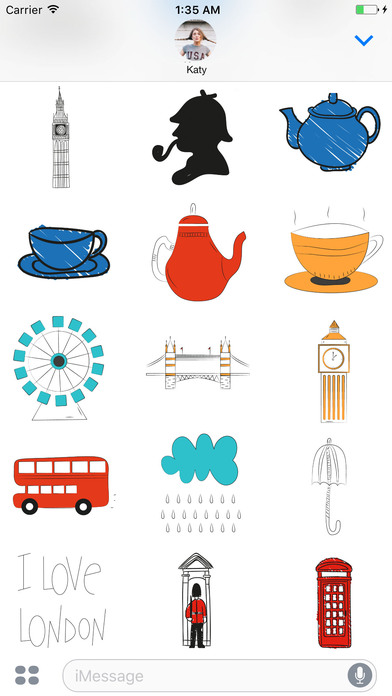 I love London Stickerpack screenshot 2