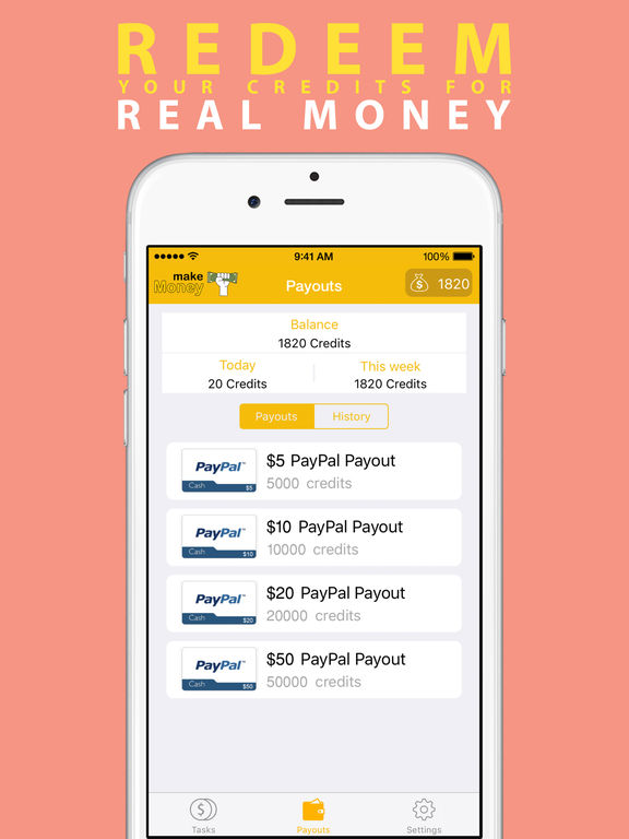 Screenshots of Make Money - Earn Free Cash for iPad