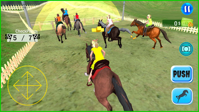 Mountain Horse Rider Race screenshot 2