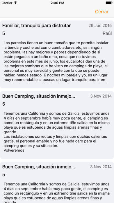 Campinguia Campings de España screenshot 3