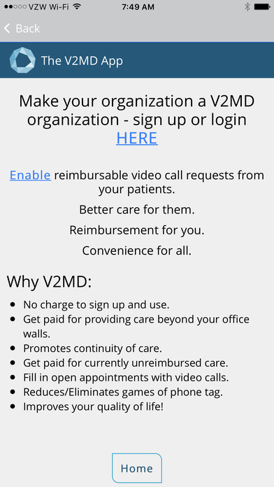 V2MD Provider screenshot 2