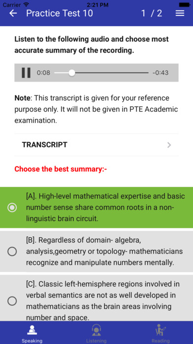 PTE Exam Practice Tests screenshot 4