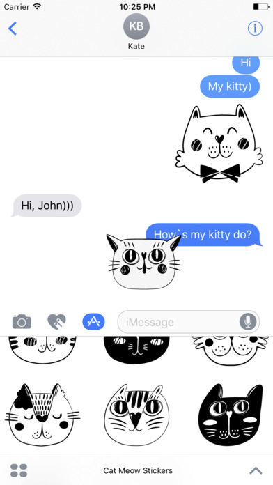 Cat Meow Stickers screenshot 3