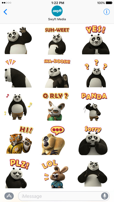 Kung Fu Panda Stickers screenshot 2