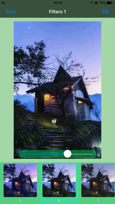 Green Camera - Light leaks & Filters screenshot 2