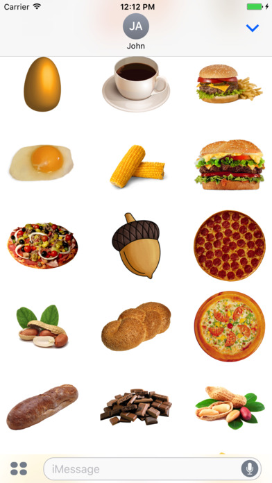 Food Stickers Pack+ screenshot 2
