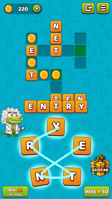 Croc Word: Crossword Puzzle screenshot 2