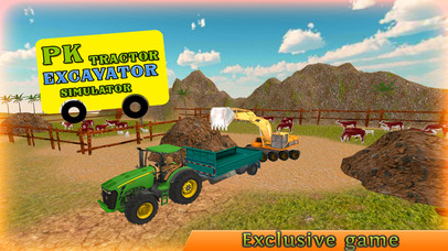 PK Tractor Excavator Simulator: Farming Simulation screenshot 2