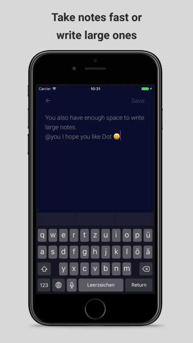 Dot - Beautiful, simple and minimalistic notes app screenshot 3