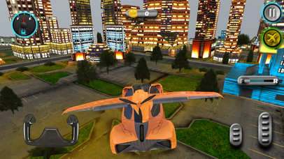 Sports Car Flying 3d simulator 2017 screenshot 4