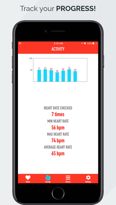 Heart Rate Monitor - Pulse App Tracker screenshot 2
