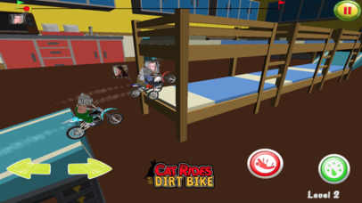 Cat Rides A Dirt Bike screenshot 4