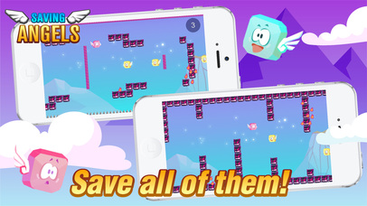 Saving Angels: Flappy Block game screenshot 4