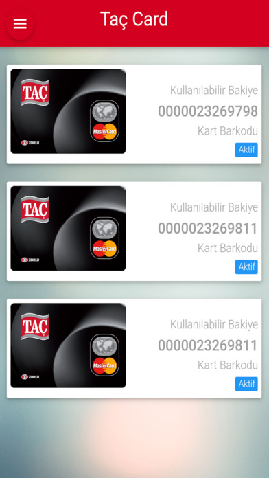 Zorlu Taç Card screenshot 3