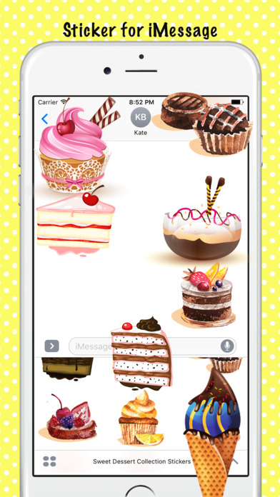 Sweet Dessert Collection Stickers screenshot 3