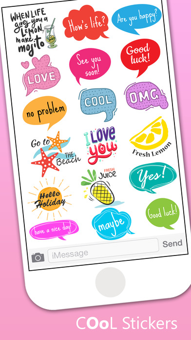 Smart Stickers For iMessages screenshot 3