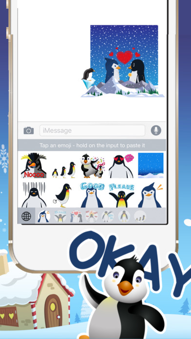 Penguins Stickers & Keyboard screenshot 3
