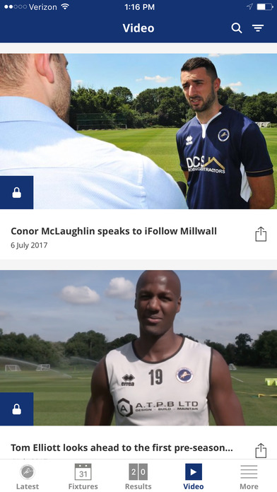 Millwall Official App screenshot 4
