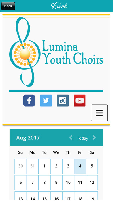 Lumina Youth Choirs screenshot 2