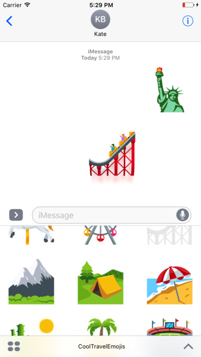 Cool Travel Emojis screenshot 3