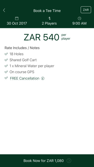 Cotswold Downs Golf Bookings screenshot 3