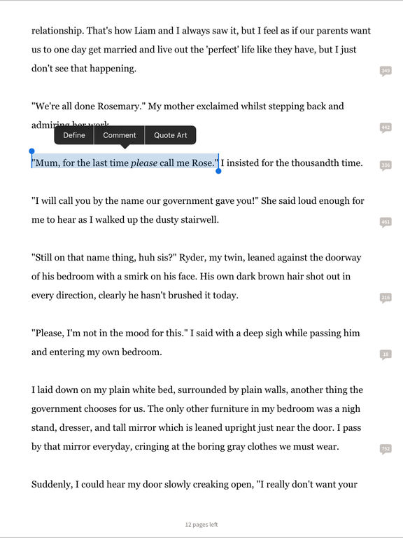 Screenshots of Wattpad - Free Books for iPad