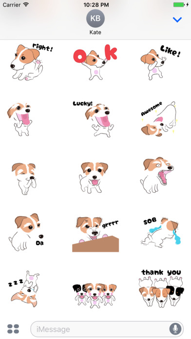 Boston Terrier Animated - Stickers screenshot 3