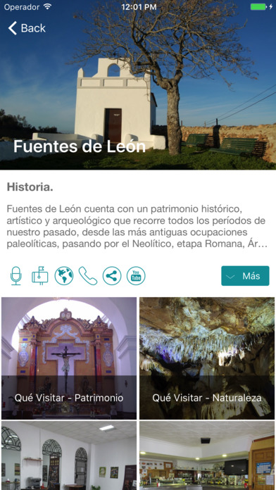 Fuentes de León screenshot 2