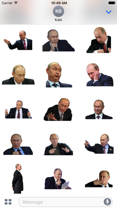 Stickers for Vladimir Putin screenshot 2