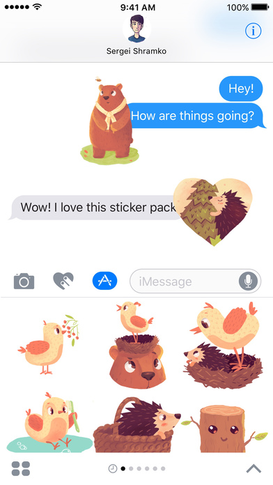 In The Woods - Animated Stickers screenshot 4