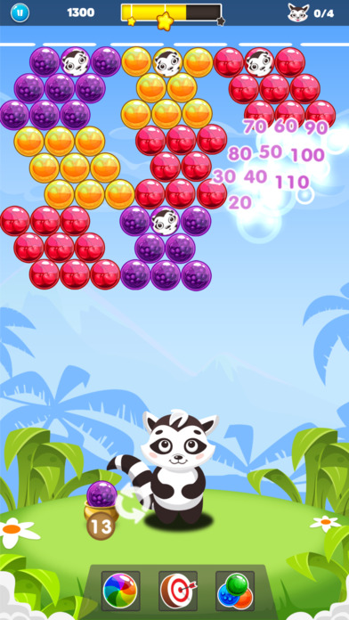 Raccoon Help - Bubble Shooter Game screenshot 3