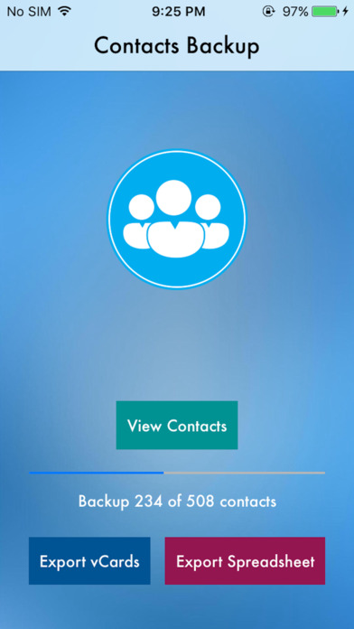My Cleaner Contacts Backup Pro screenshot 4