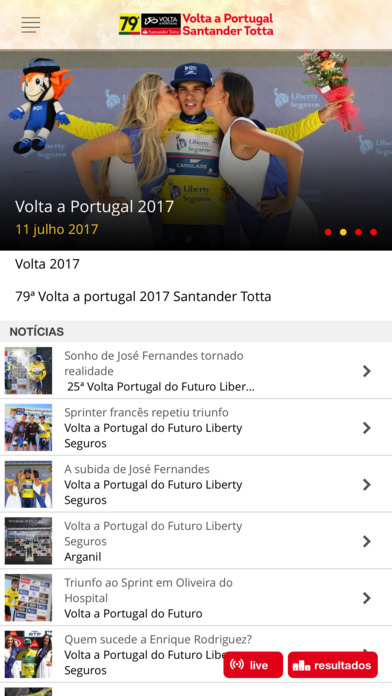 79º Volta a Portugal Santander Totta screenshot 2