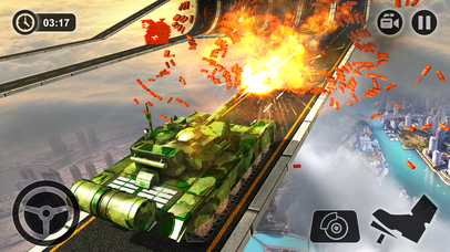 Dangerous Army Tank Driving Simulator Tracks screenshot 2