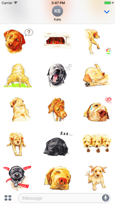 Labrador Dog Stickers screenshot 3
