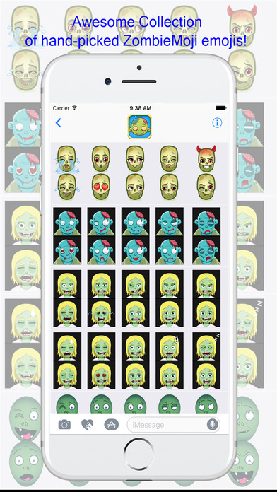 ZombieMoji - Zombie Emojis Custom Keyboard screenshot 4
