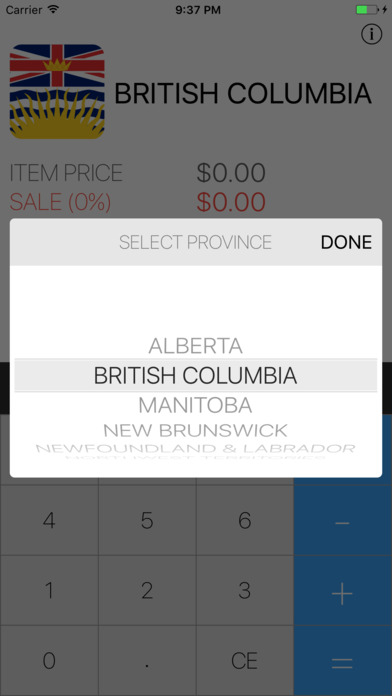 Sales Tax Calculator - Canada screenshot 3