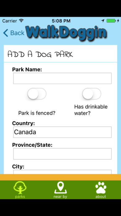 WalkDoggin Dog Parks screenshot 3