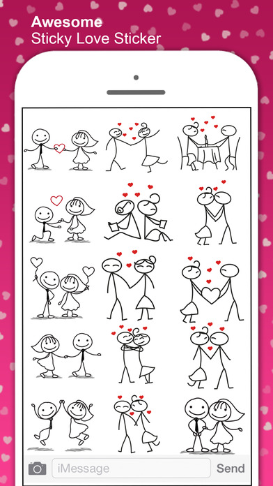 Love Couple Stickers Messages screenshot 3