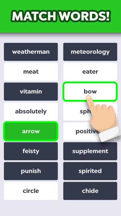 Screenshots of Word to Word - A fun and addictive word association brain game for iPhone