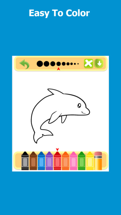 Coloring Dolphin Game Full screenshot 3