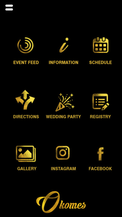 Okomes - Wedding App screenshot 2