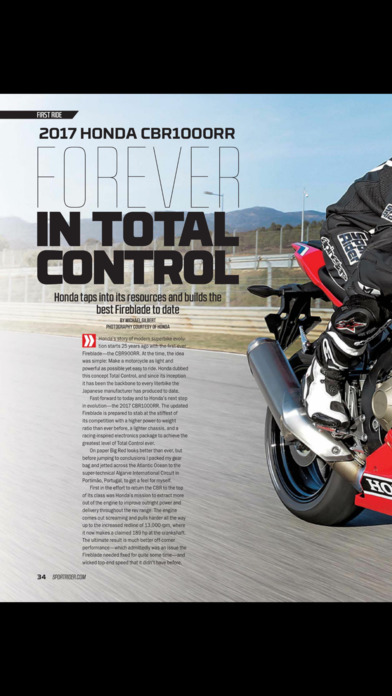 Sport Rider Magazine screenshot 2