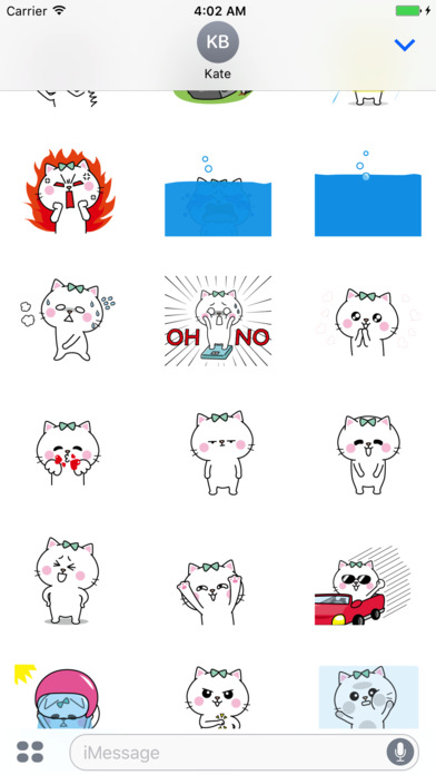 Chummy Cat Animated Stickers screenshot 3