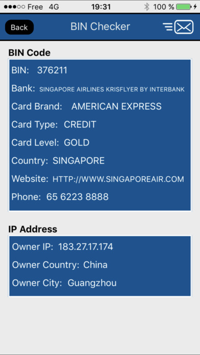 BIN - Credit Card Checker screenshot 2