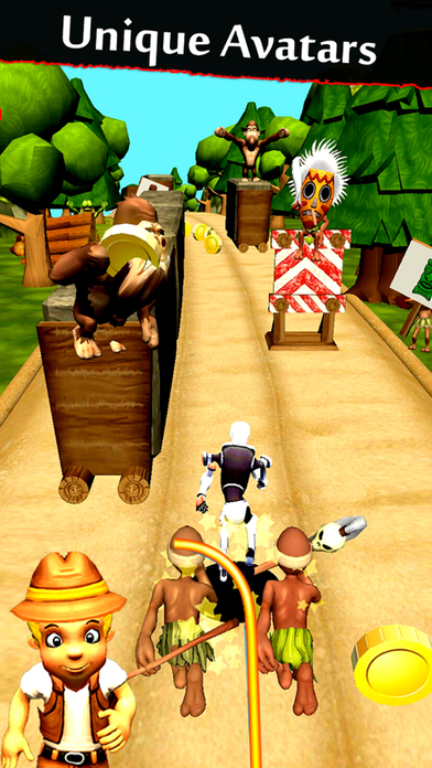 Stickman Jungle Run screenshot 4