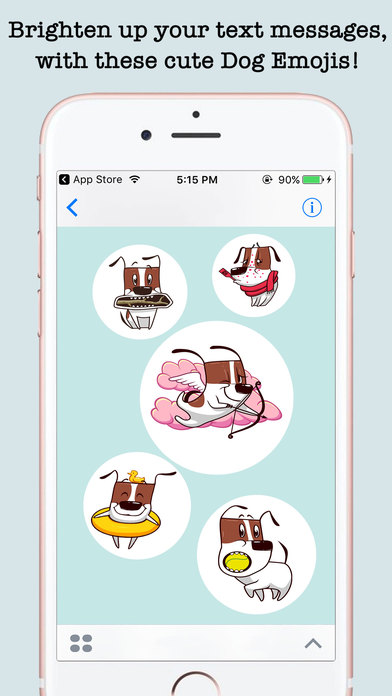Cute Dog Emojis Stickers For iMessage screenshot 3