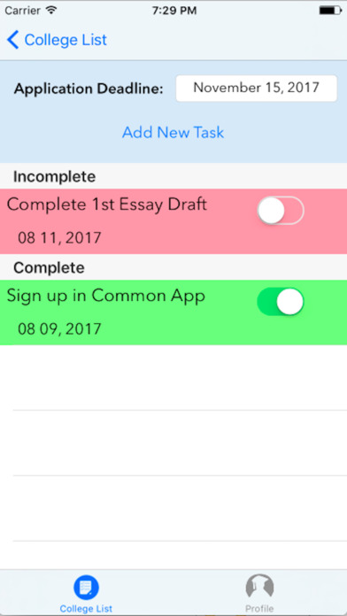 The College App - Manage Your College Applications screenshot 3