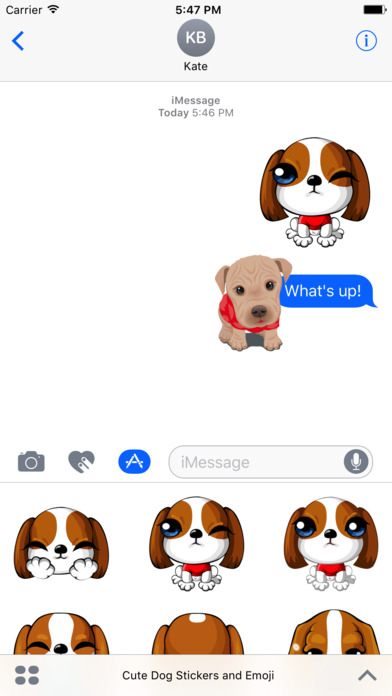 Cute Dog Stickers & Emoji screenshot 3