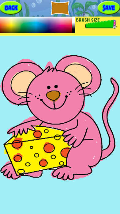 Mice Coloring Book Drawing Page Mouse Games screenshot 3